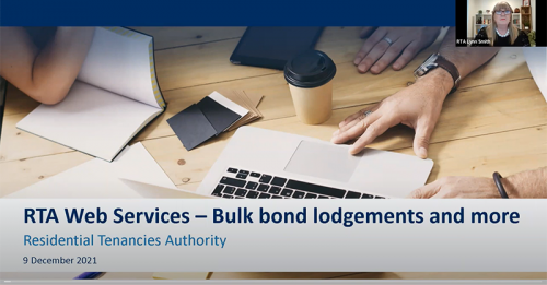 Bulk Bond Lodgement Webinar