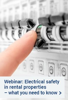 Webinar: Electrical safety in rental properties