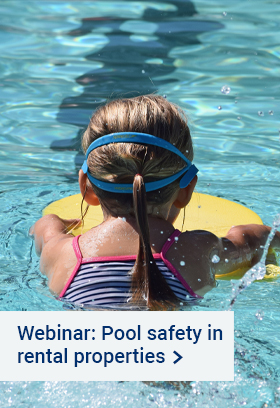 Pool safety in rental properties