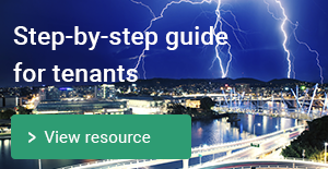 Step by step guide for tenants impacted by natural disasters
