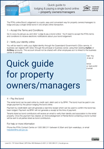 Bond lodgement form vic Bond lodgement form vic