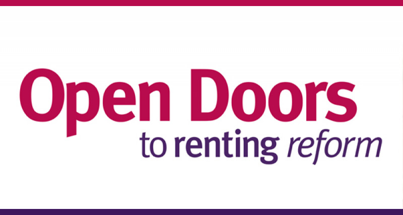 Open doors to renting reform graphic banner