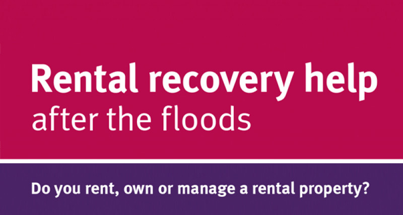 Rental recovery help after the floods