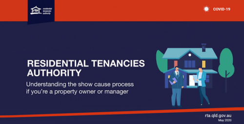 Show cause notice for rent arrears