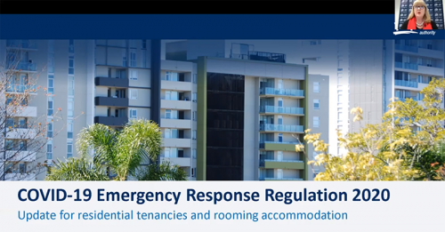 Update - COVID-19 for residential tenancies and rooming accommodation