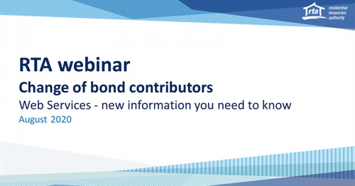 Change of bond contributors - web services - new information you need to know