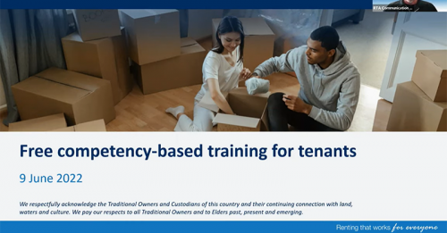 free competency based training for tenants