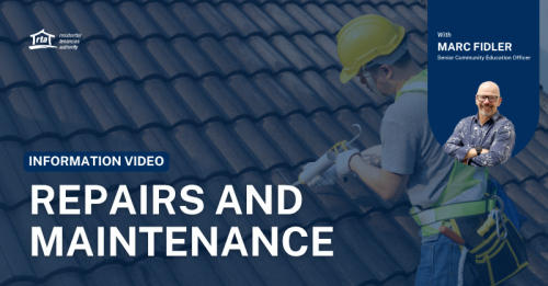 Repairs and maintenance
