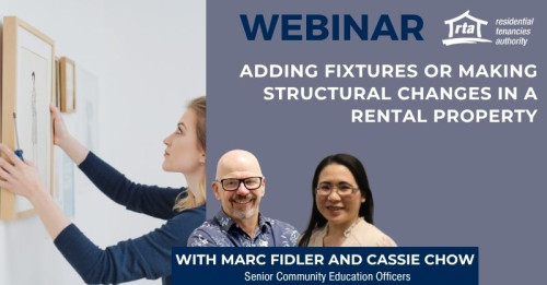 Webinar - Adding fixtures or making structural changes in a rental property