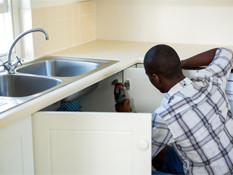 Main repairs kitchen sink.